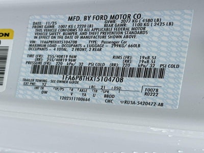 2026 Ford Mustang ECOBOOST FASTBACK