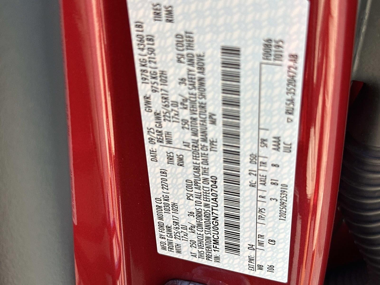 2026 Ford Escape ACTIVE FWD