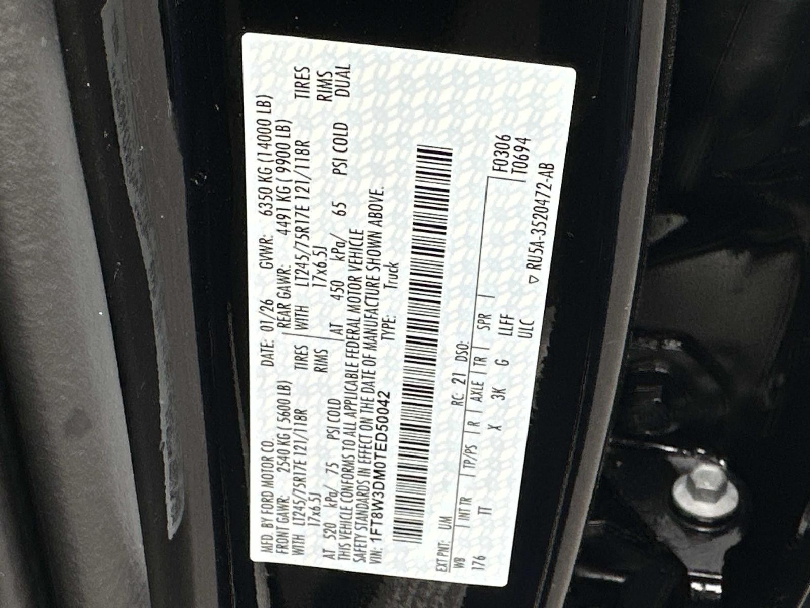 2026 Ford Super Duty F-350 DRW PLATINUM 4WD CREW CAB 8'