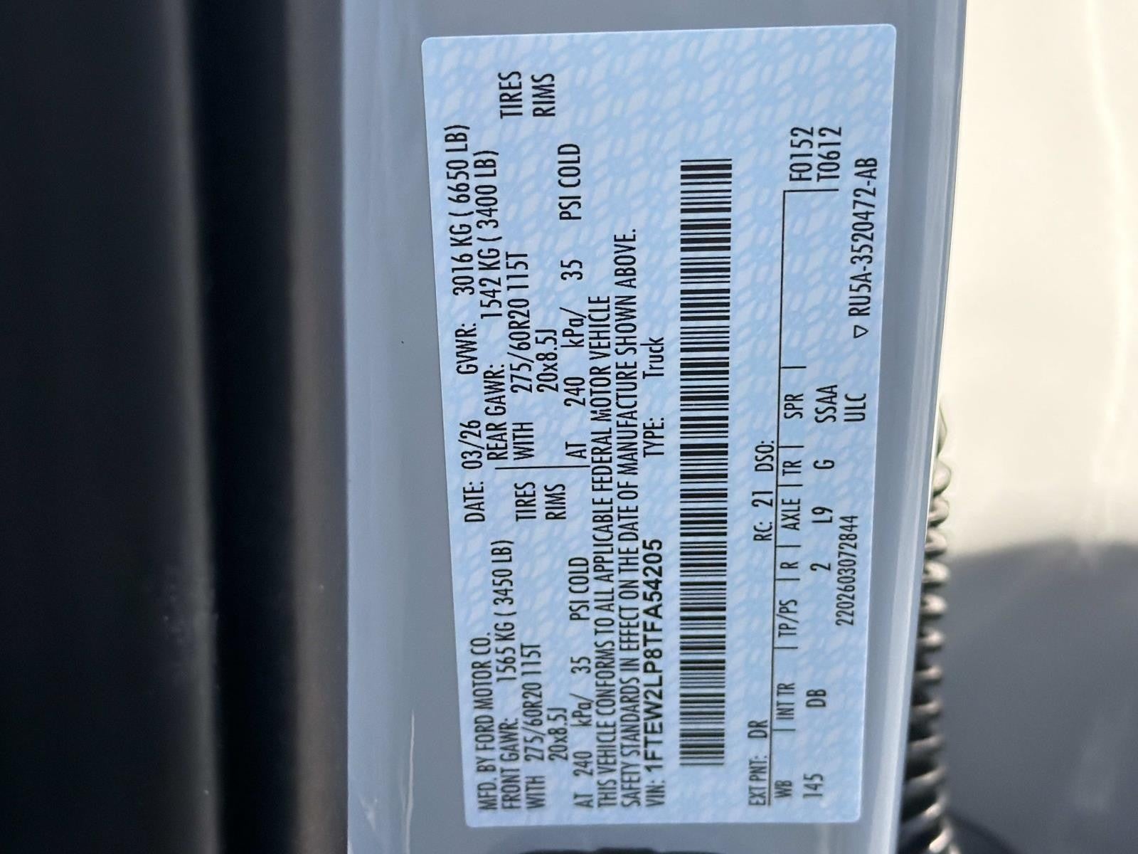 2026 Ford F-150 STX 4WD SUPERCREW 5.5' BO