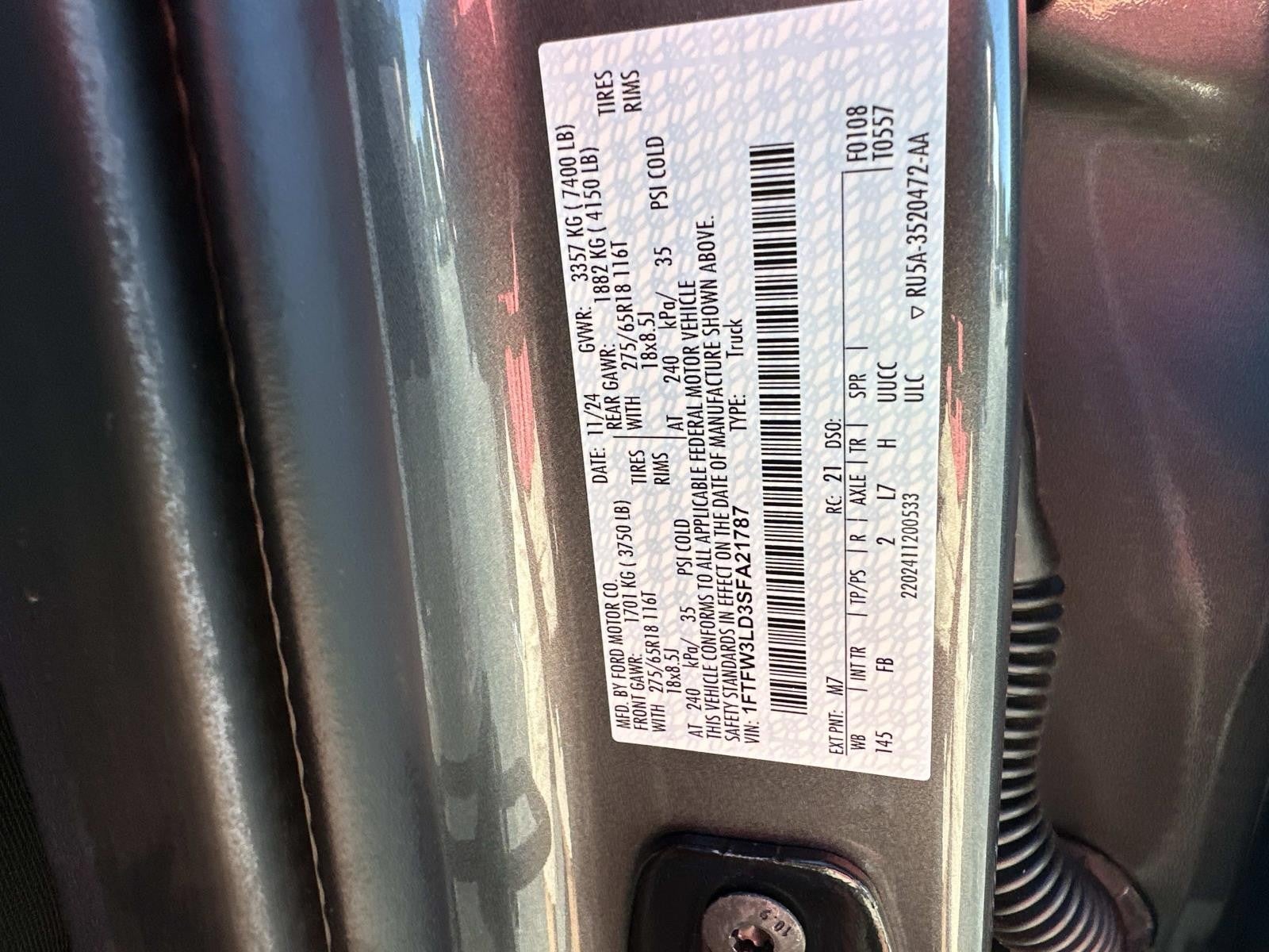 2025 Ford F-150 XLT 4WD SUPERCREW 5.5' BO