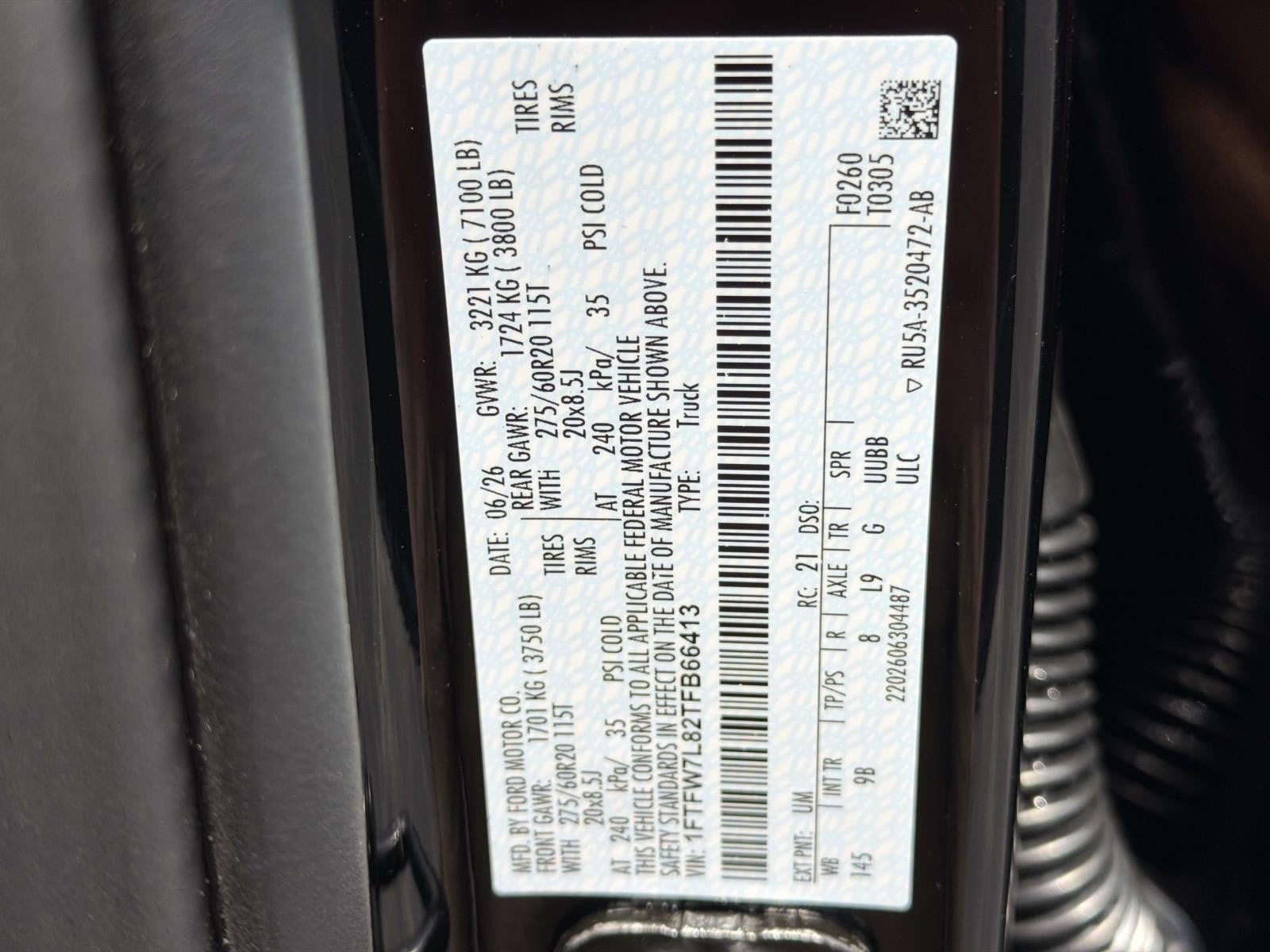 2026 Ford F-150 PLATINUM 4WD SUPERCREW 5.
