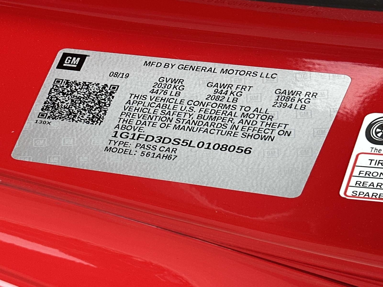 2020 Chevrolet Camaro 3LT