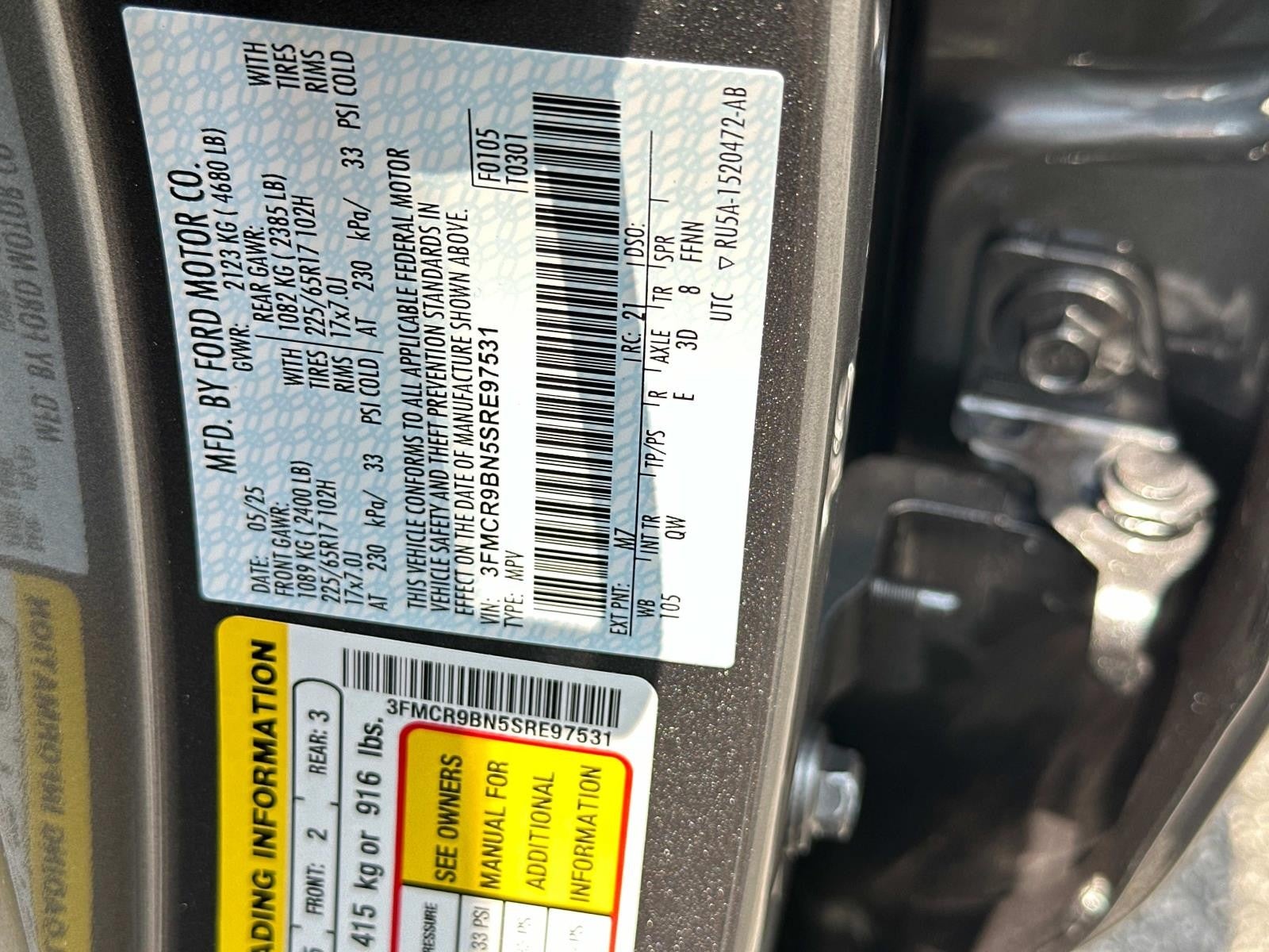 2025 Ford Bronco Sport BIG BEND 4X4