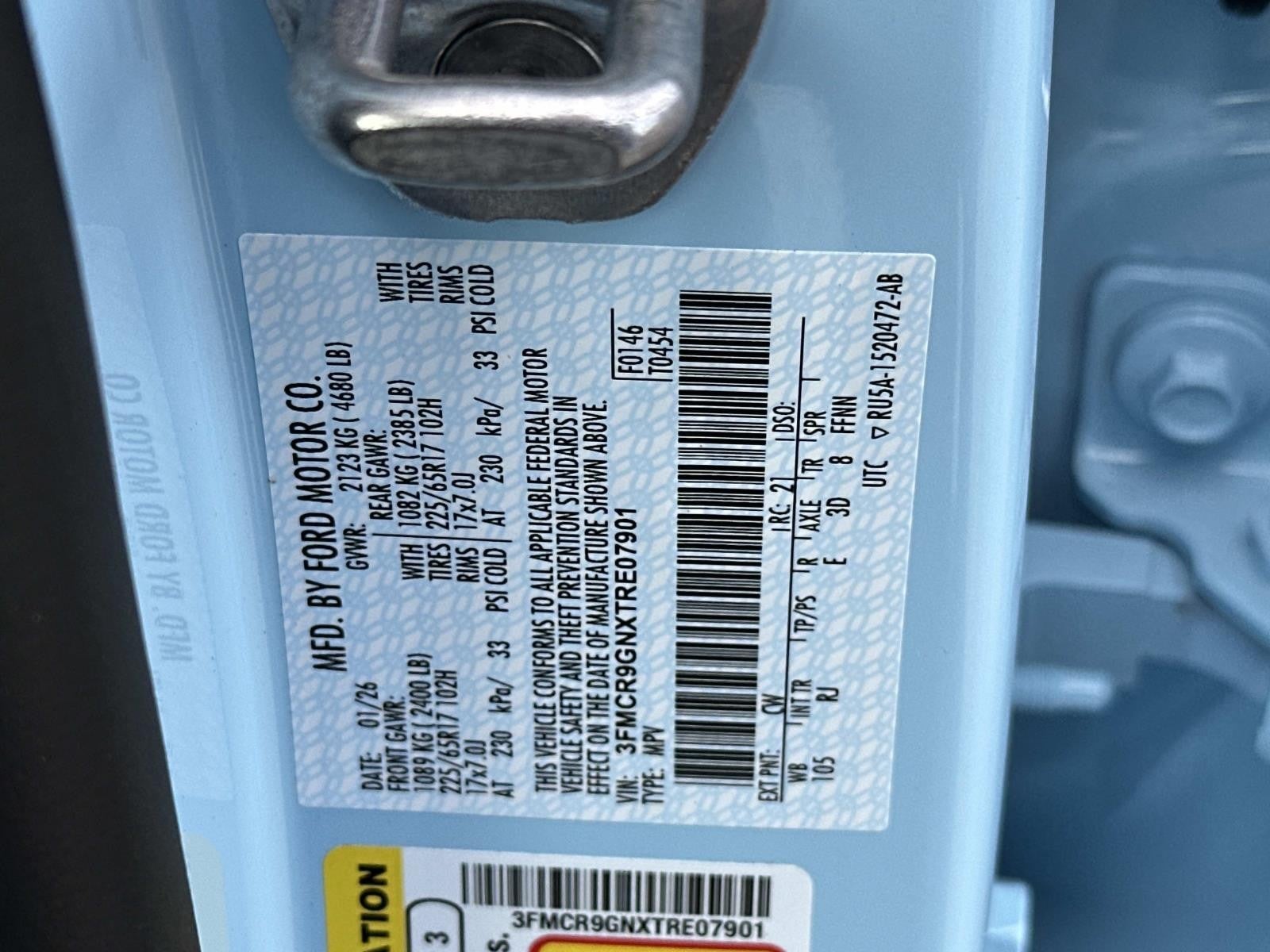 2026 Ford BRONCO SPORT HERITAGE 4X4