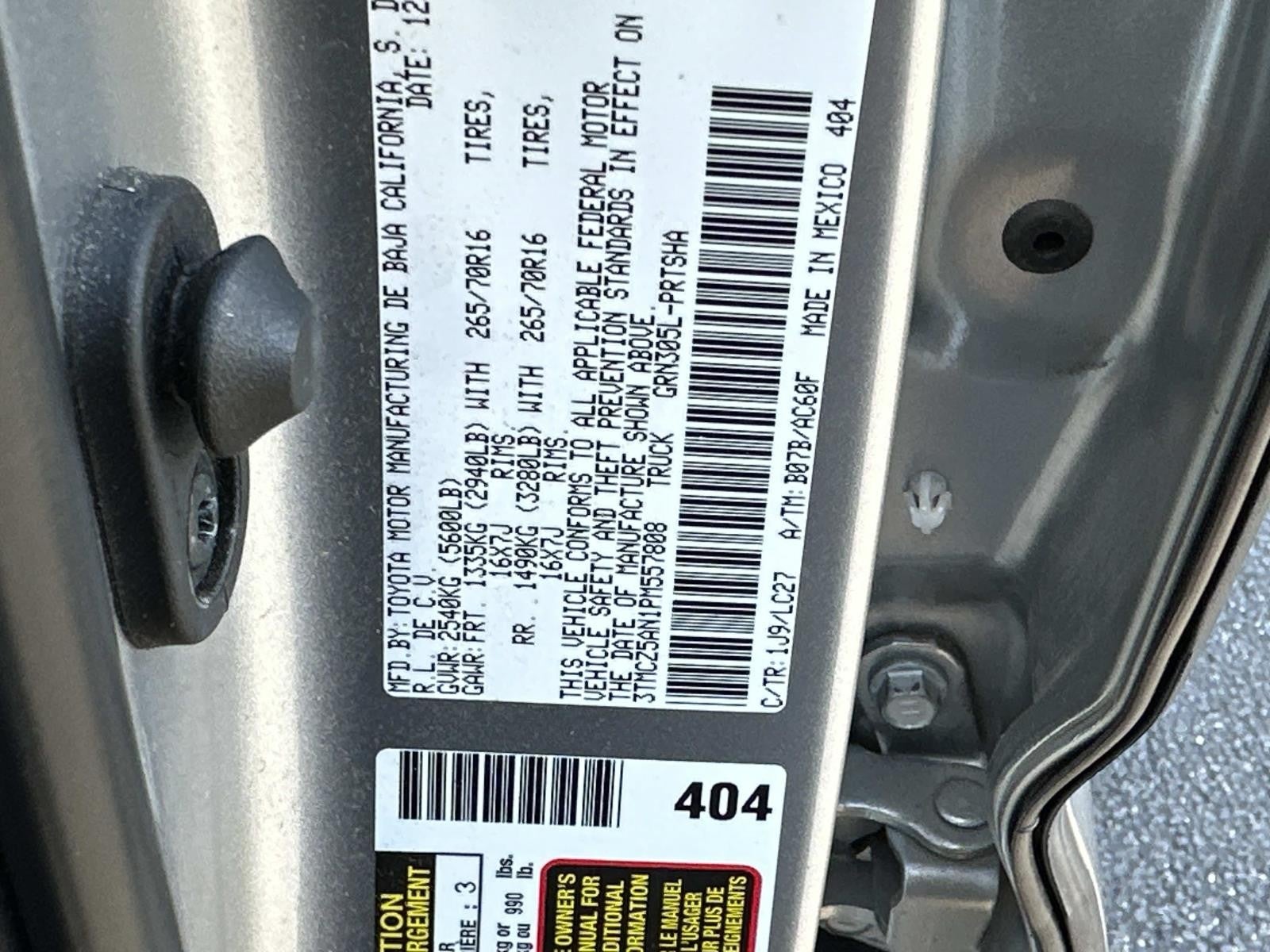 2023 Toyota Tacoma 4WD TRD Off Road