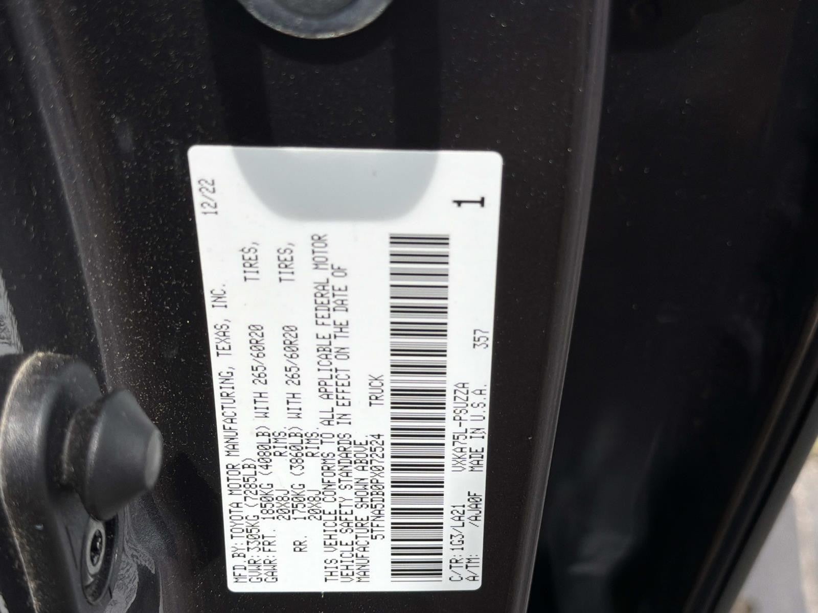 2023 Toyota Tundra 4WD Platinum