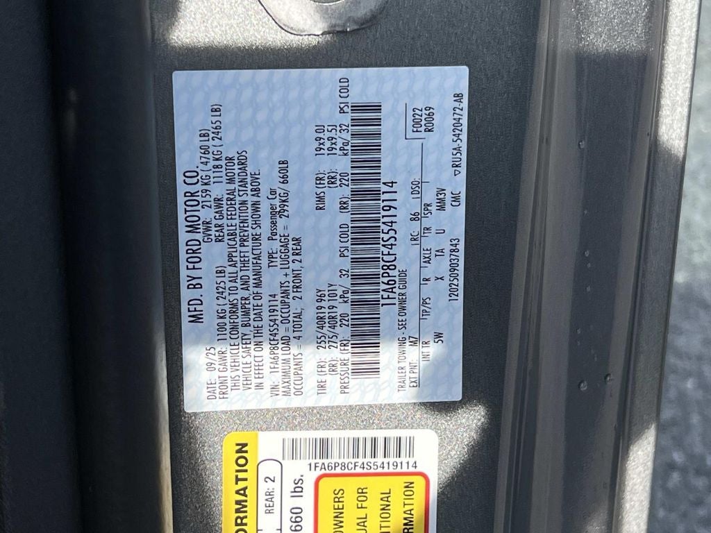 2025 Ford Mustang Shelby GT 350