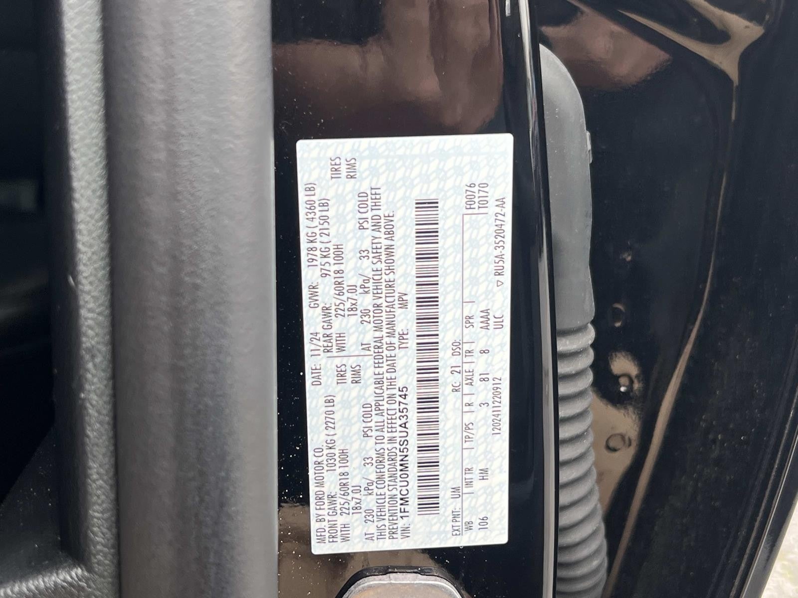 2025 Ford Escape ST-LINE FWD