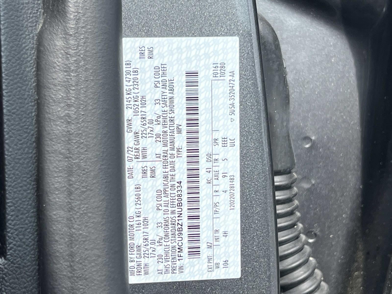 2022 Ford Escape SE HYBRID AWD