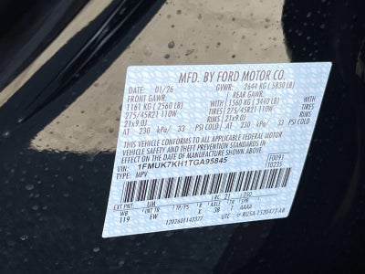 2026 Ford Explorer ST-LINE RWD