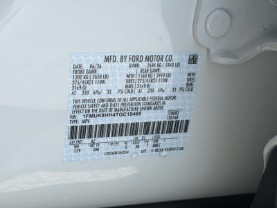 2026 Ford Explorer PLATINUM 4WD