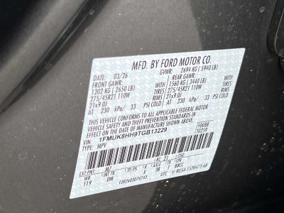 2026 Ford Explorer PLATINUM 4WD