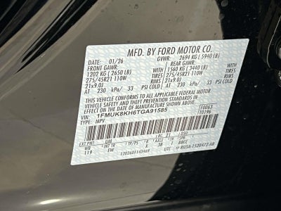 2026 Ford Explorer ST-LINE 4WD