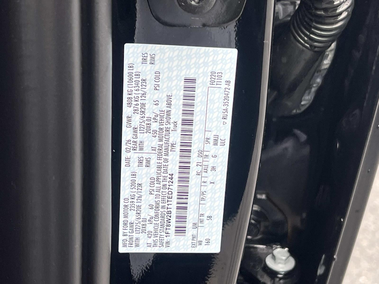 2026 Ford Super Duty F-250 SRW LARIAT 4WD CREW CAB 6.75'