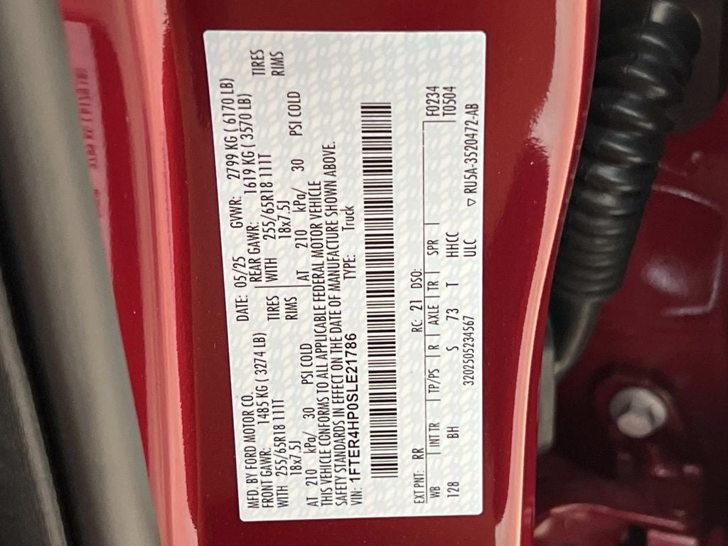 2025 Ford Ranger XLT 4WD SUPERCREW 5' BOX