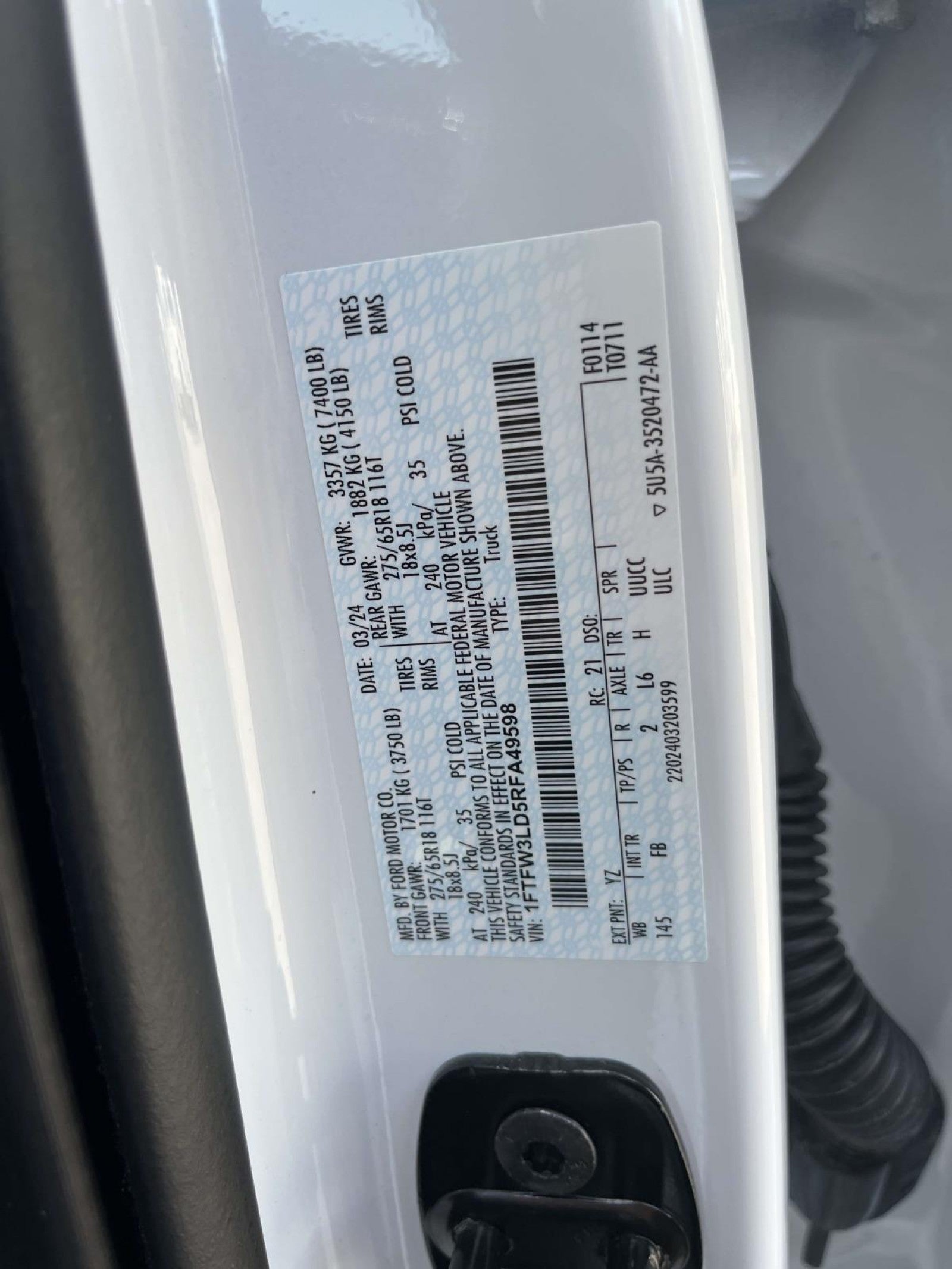 2024 Ford F-150 XLT 4WD SUPERCREW 5.5'