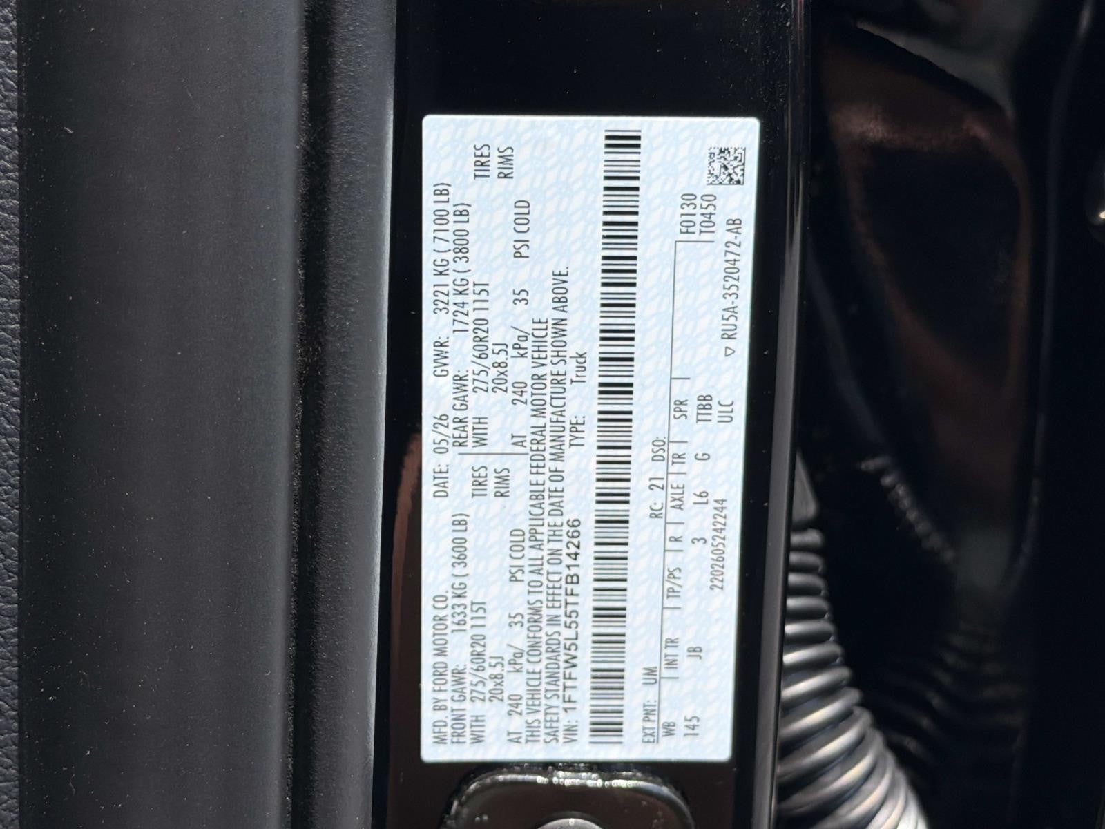2026 Ford F-150 LARIAT 4WD SUPERCREW 5.5'