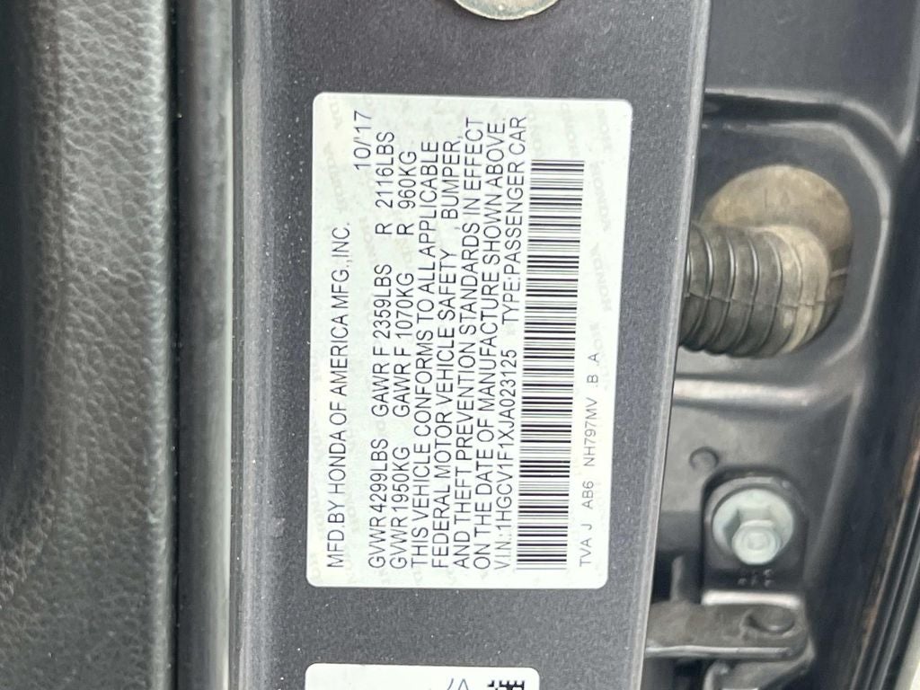 2018 Honda Accord LX