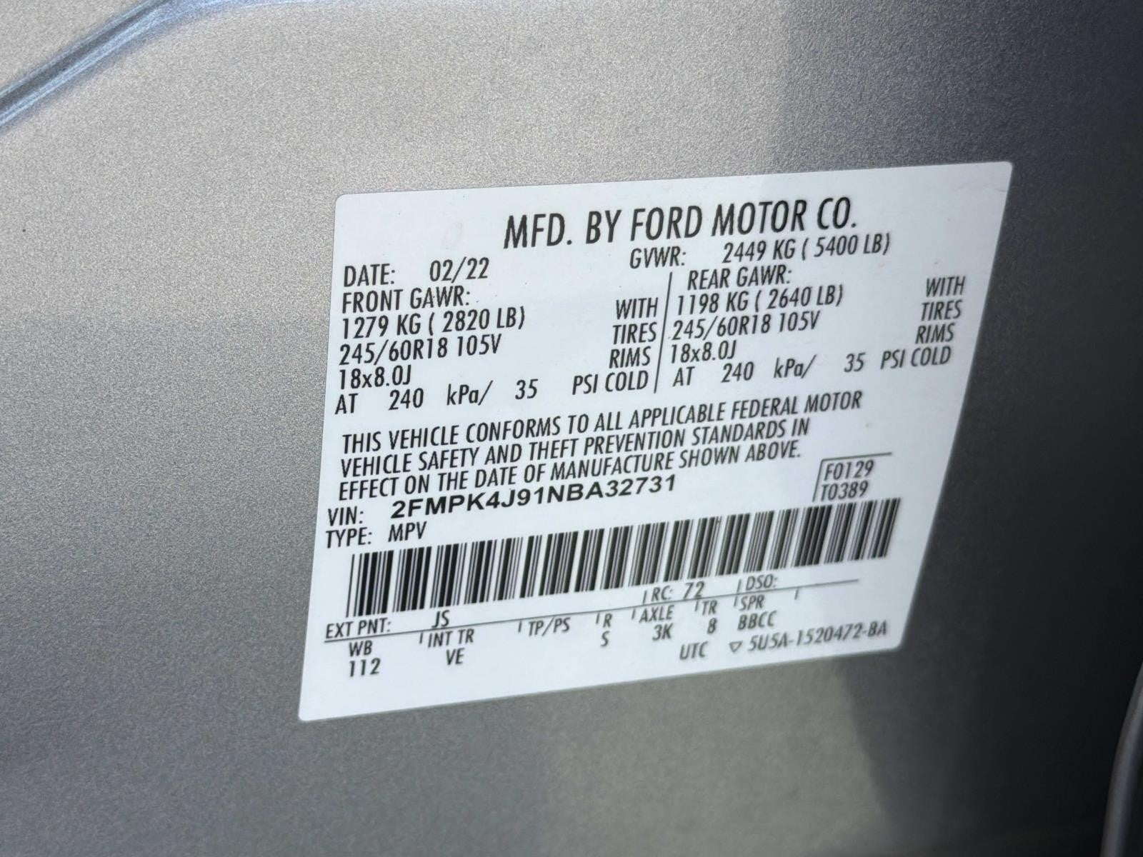 2022 Ford Edge SEL AWD