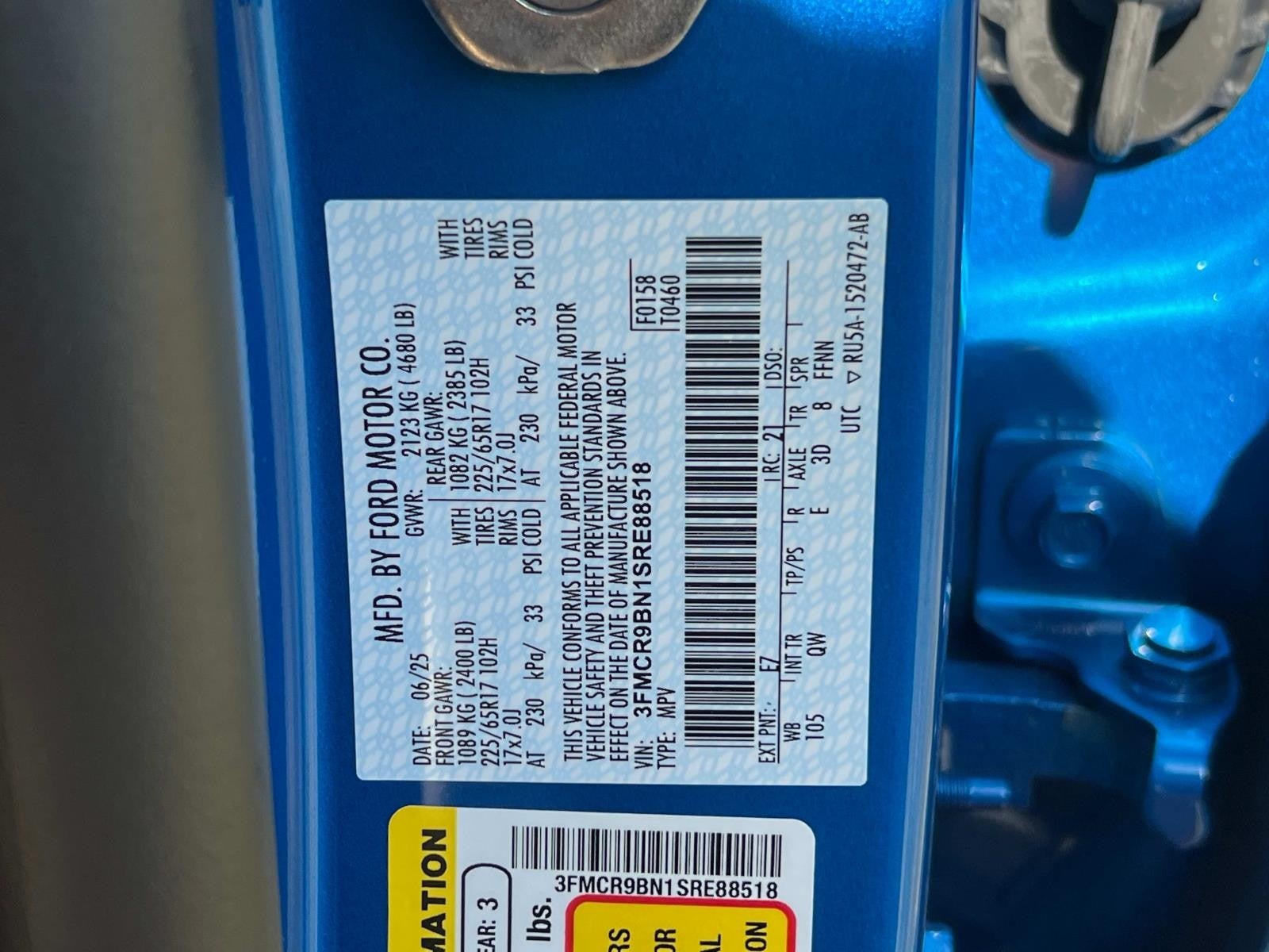 2025 Ford Bronco Sport BIG BEND 4X4