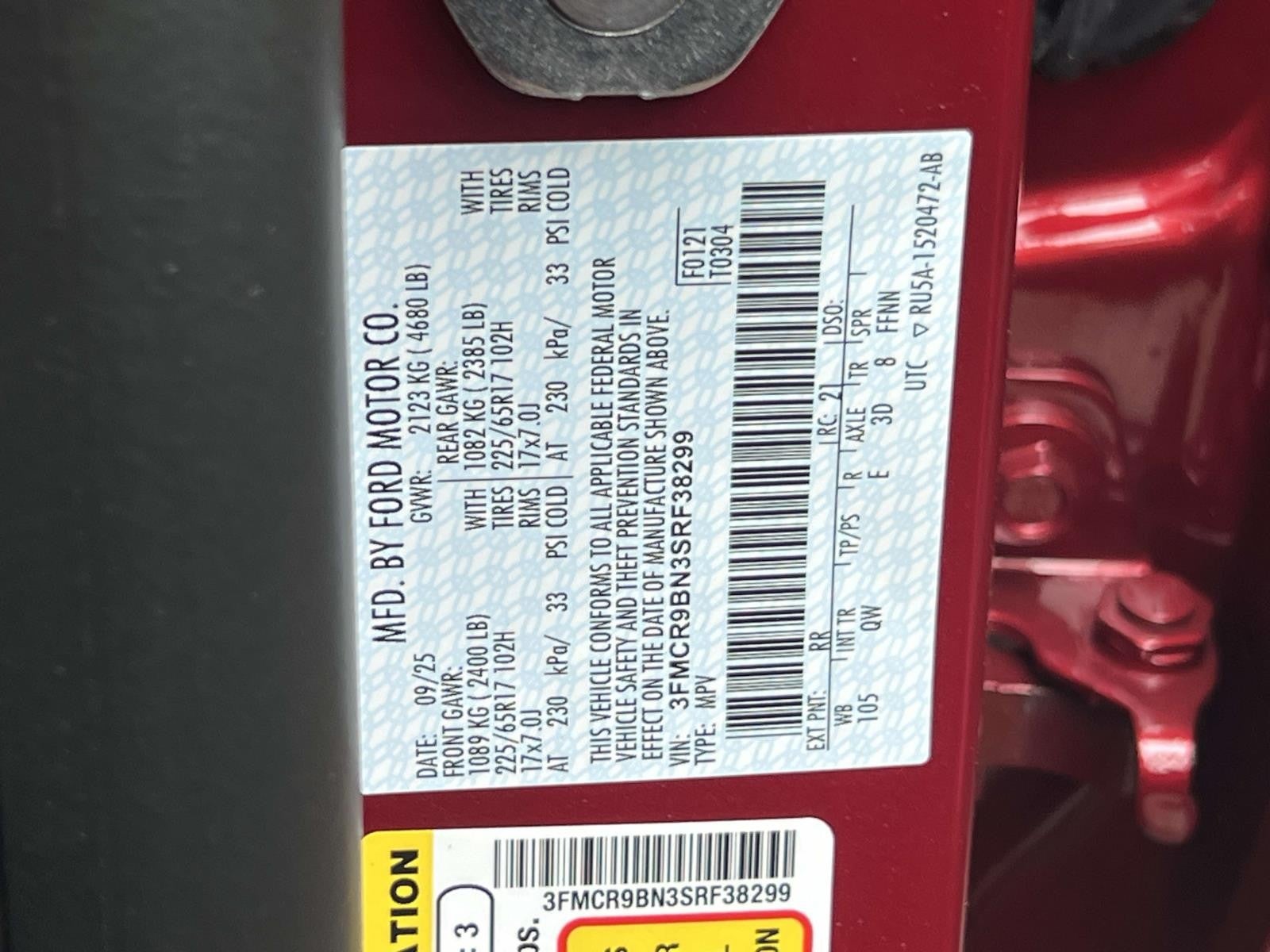 2025 Ford Bronco Sport BIG BEND 4X4