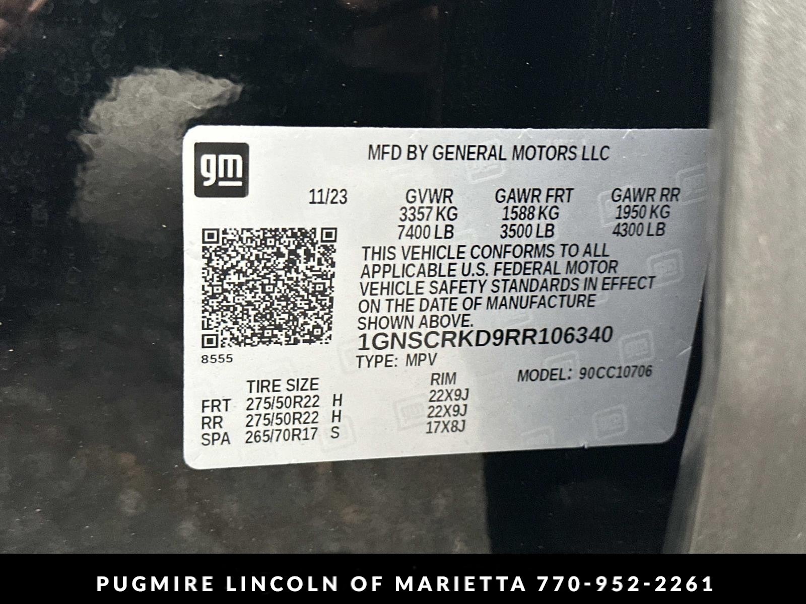 2024 Chevrolet Tahoe RST