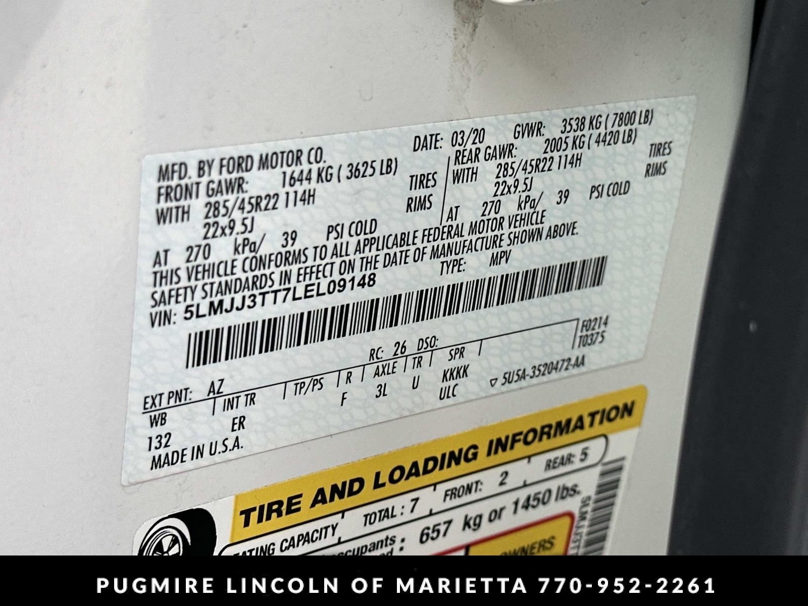 2020 Lincoln Navigator L Black Label