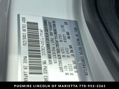 2016 Mazda Mazda6 i Touring