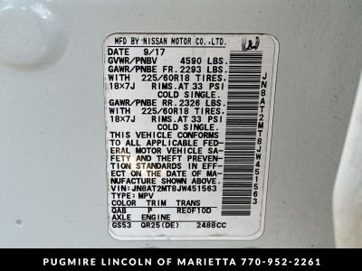 2018 Nissan Rogue SL