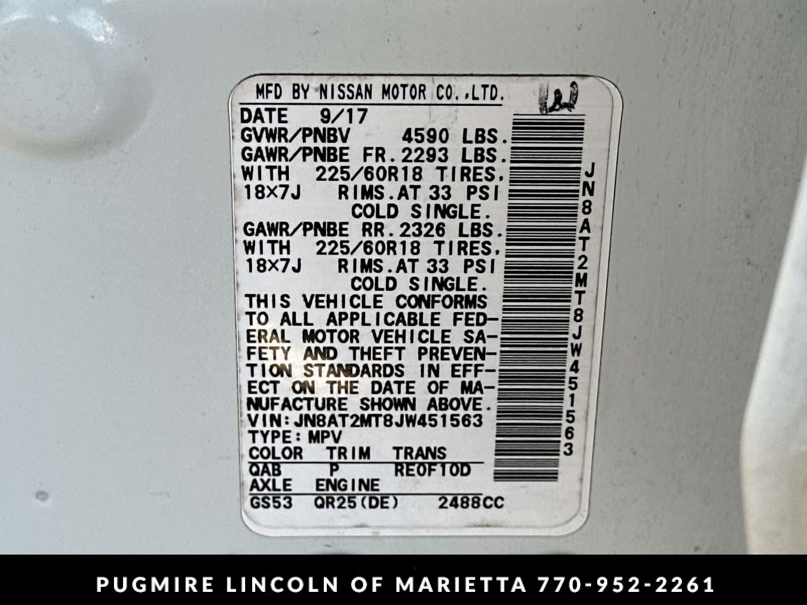 2018 Nissan Rogue SL