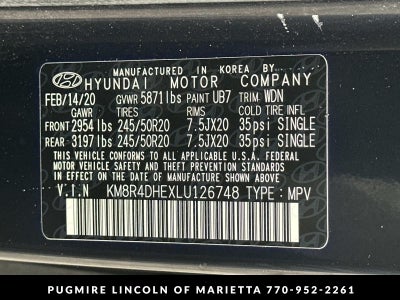 2020 Hyundai Palisade SEL