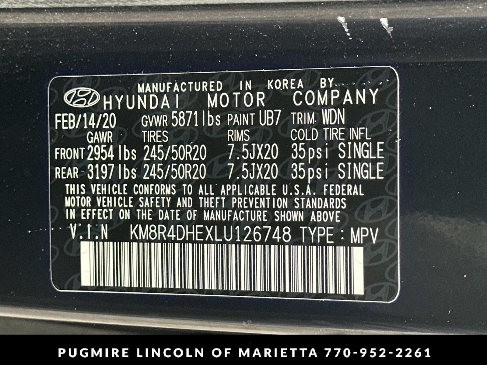 2020 Hyundai Palisade SEL