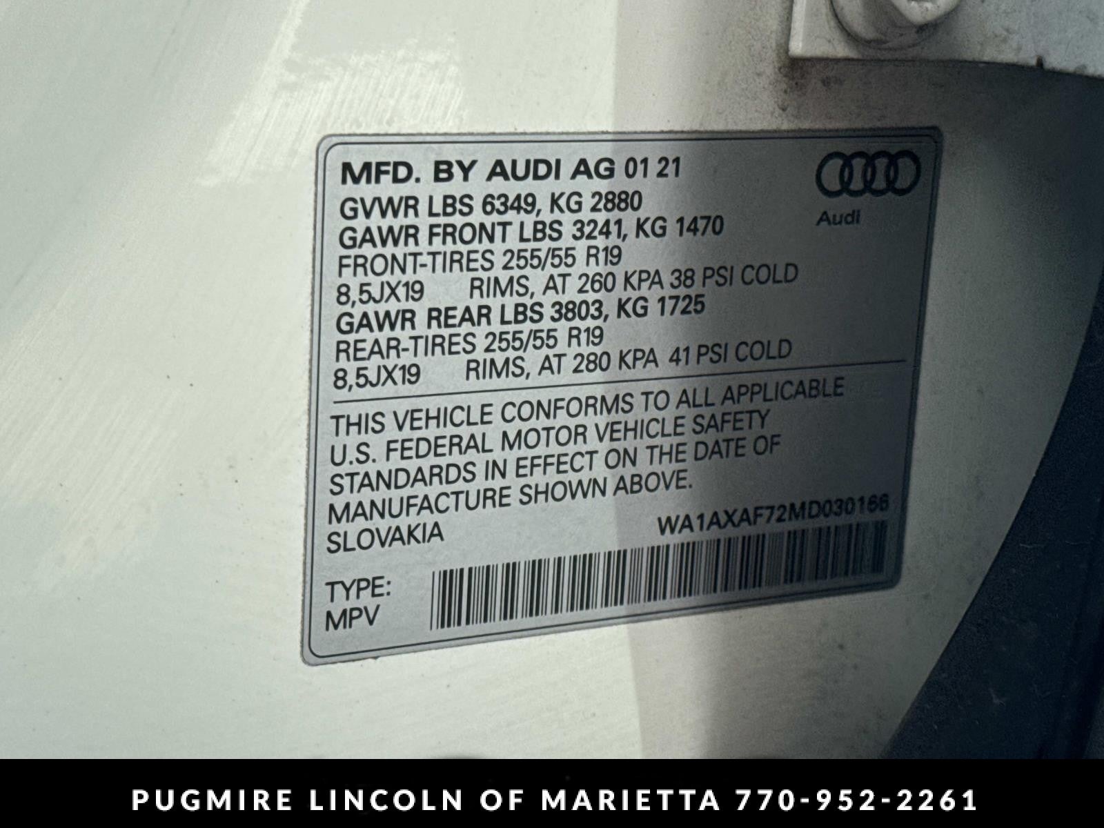 2021 Audi Q7 Premium