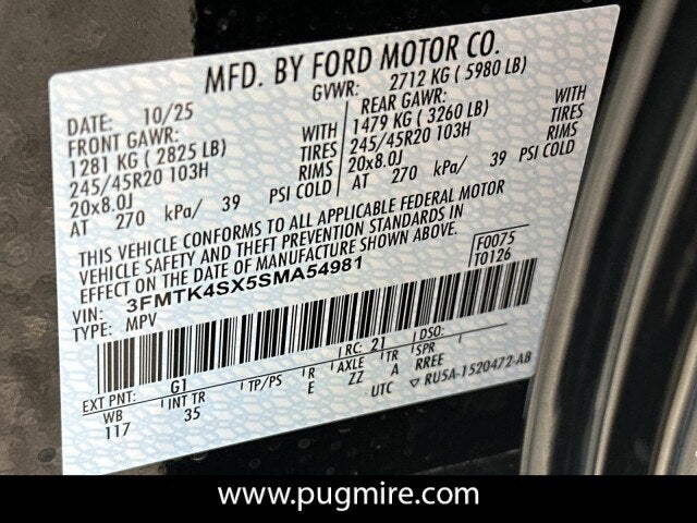 2025 Ford Mustang Mach-E GT AWD