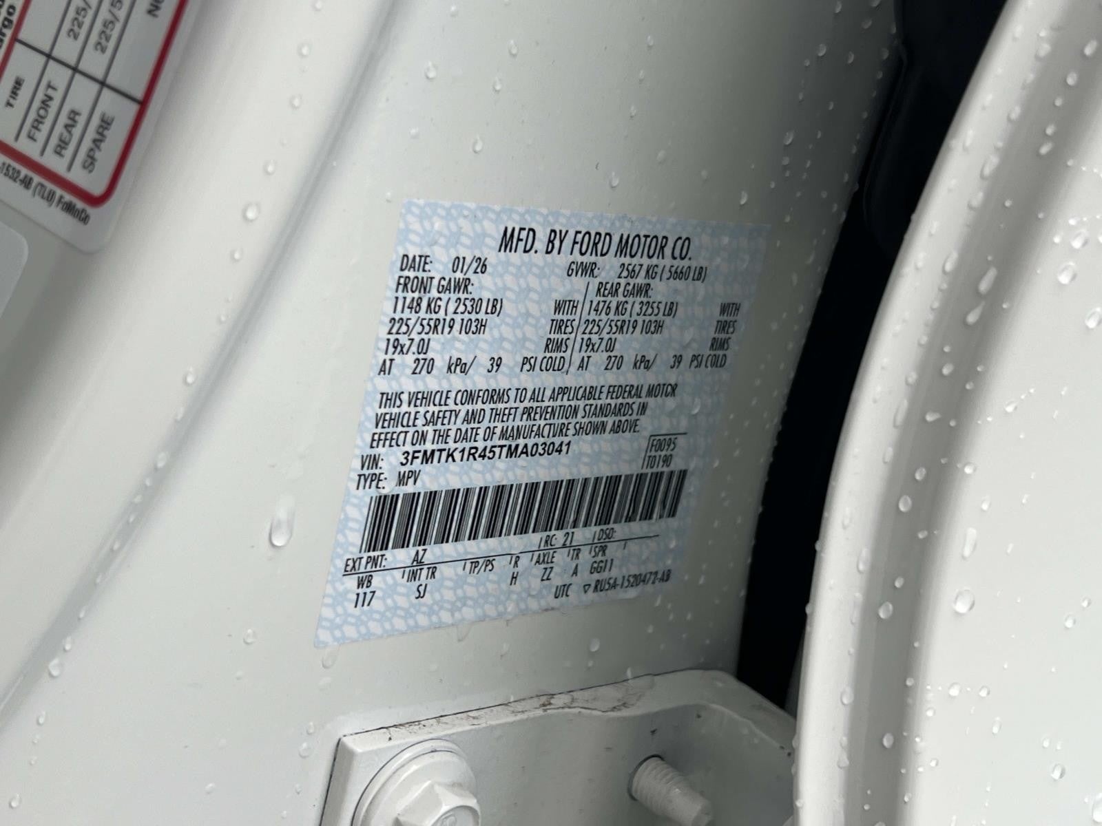 2026 Ford MUSTANG MACH-E SELECT RWD