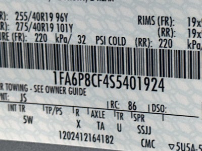 2025 Ford Mustang GT PREMIUM FASTBACK