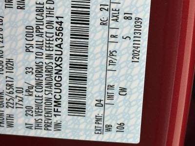 2025 Ford Escape ST LINE FWD