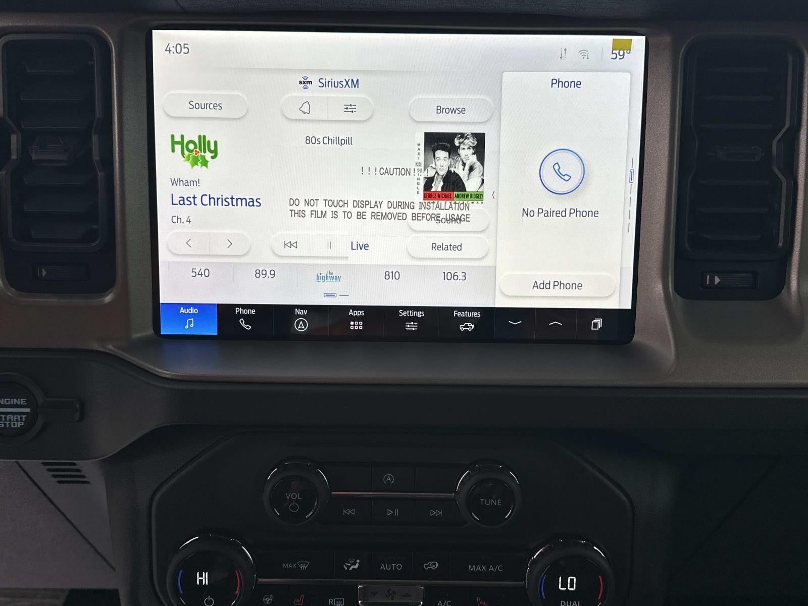 2025 Ford Bronco OUTER BANKS 4 DOOR 4X4