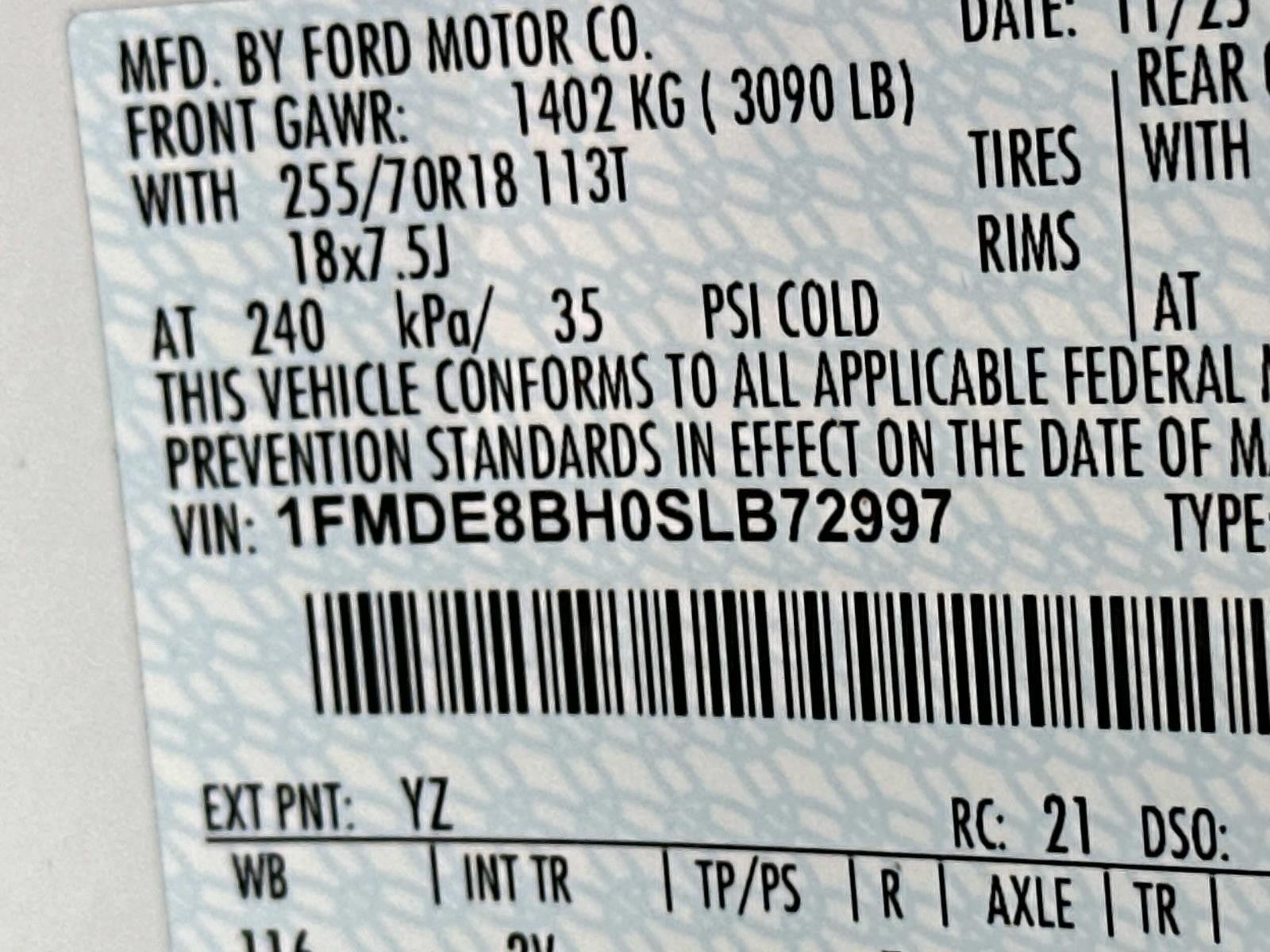 2025 Ford Bronco OUTER BANKS 4 DOOR 4X4