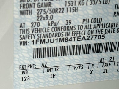 2026 Ford Expedition PLATINUM 4X4