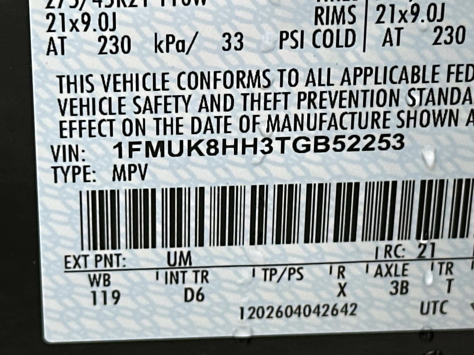 2026 Ford Explorer PLATINUM 4WD