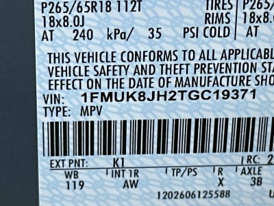2026 Ford Explorer TREMOR 4WD