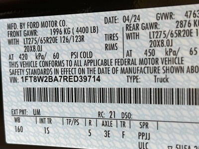 2024 Ford Super Duty F-250 SRW STX 4WD CREW CAB 6.75' BO