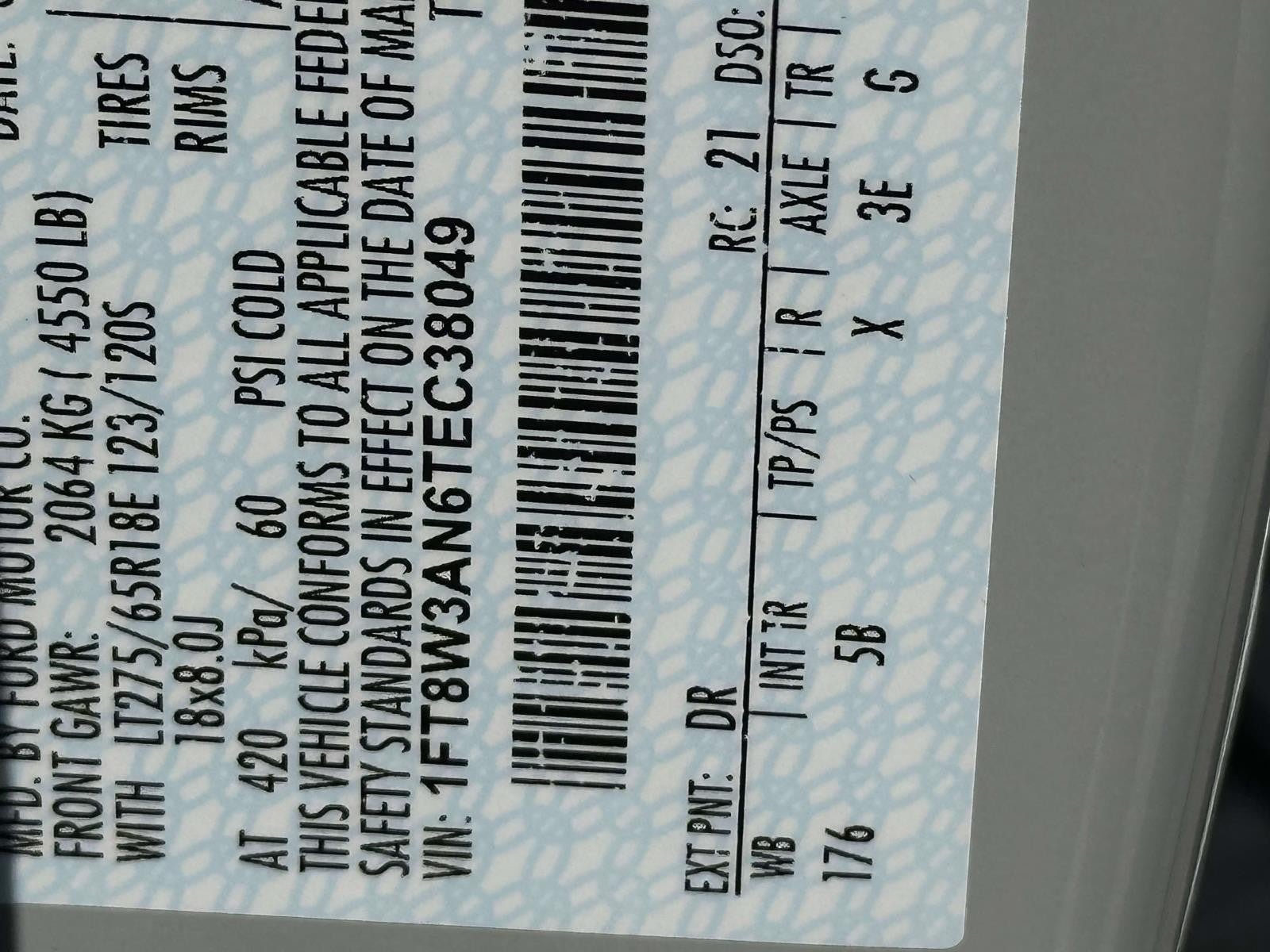 2026 Ford Super Duty F-350 SRW LARIAT 2WD CREW CAB 6.75'