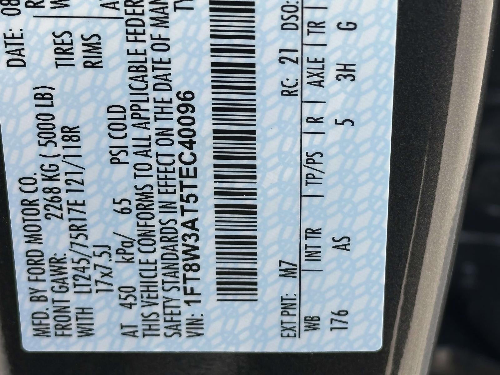 2026 Ford Super Duty F-350 SRW XL 2WD CREW CAB 8' BOX