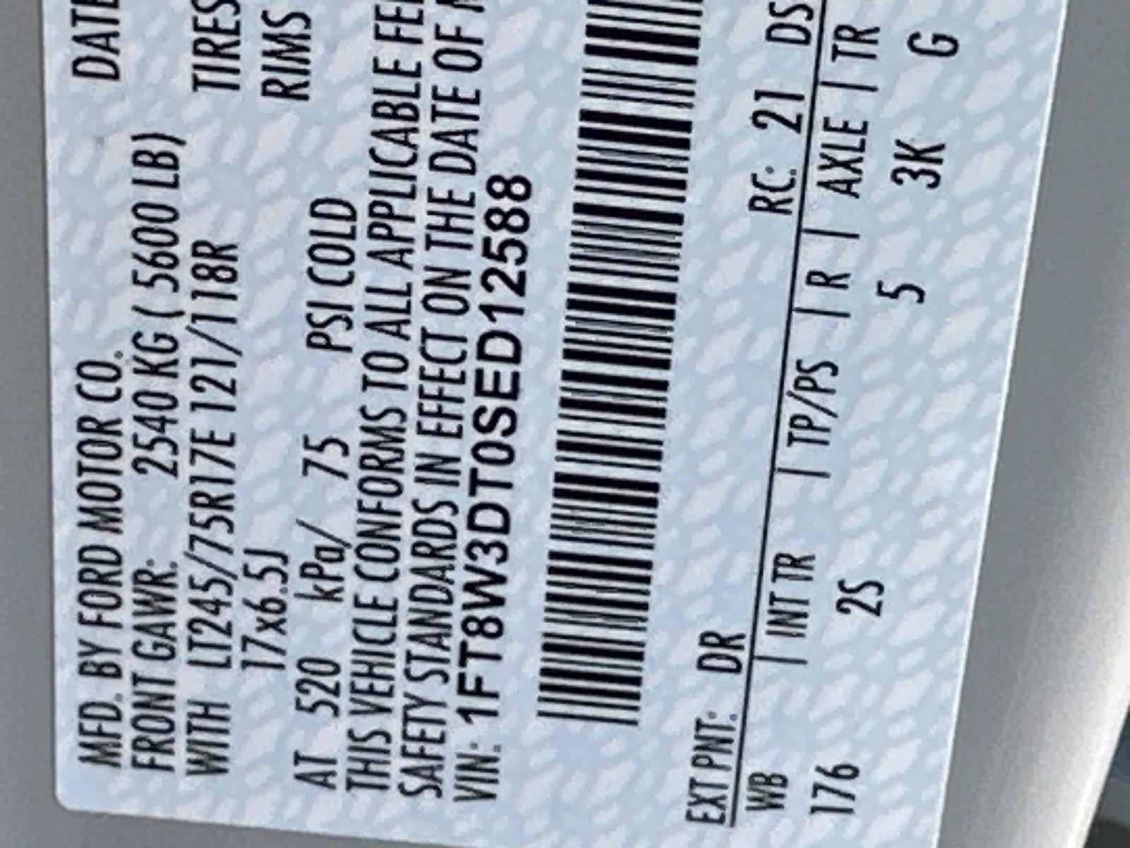 2025 Ford Super Duty F-350 DRW XLT 4WD CREW CAB 8' BOX