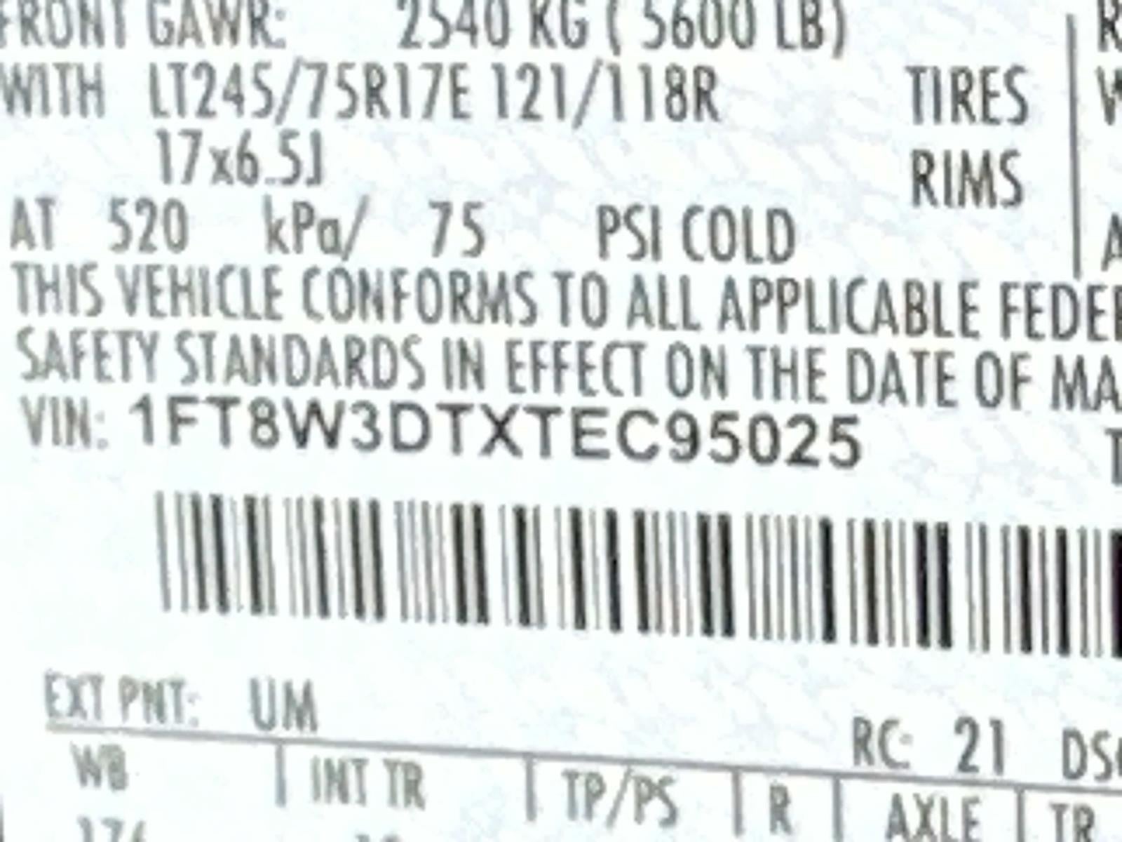 2026 Ford Super Duty F-350 DRW XL 4WD CREW CAB 8' BOX