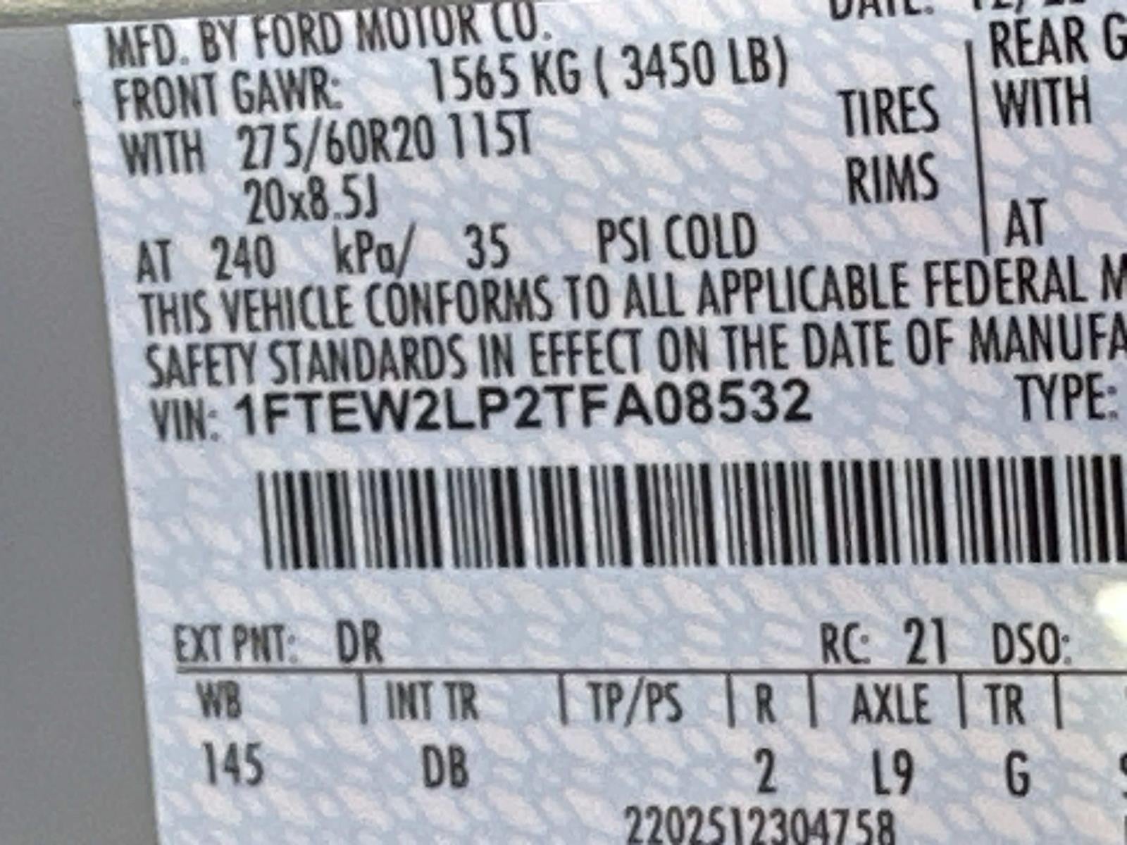 2026 Ford F-150 STX 4WD SUPERCREW 5.5' BO