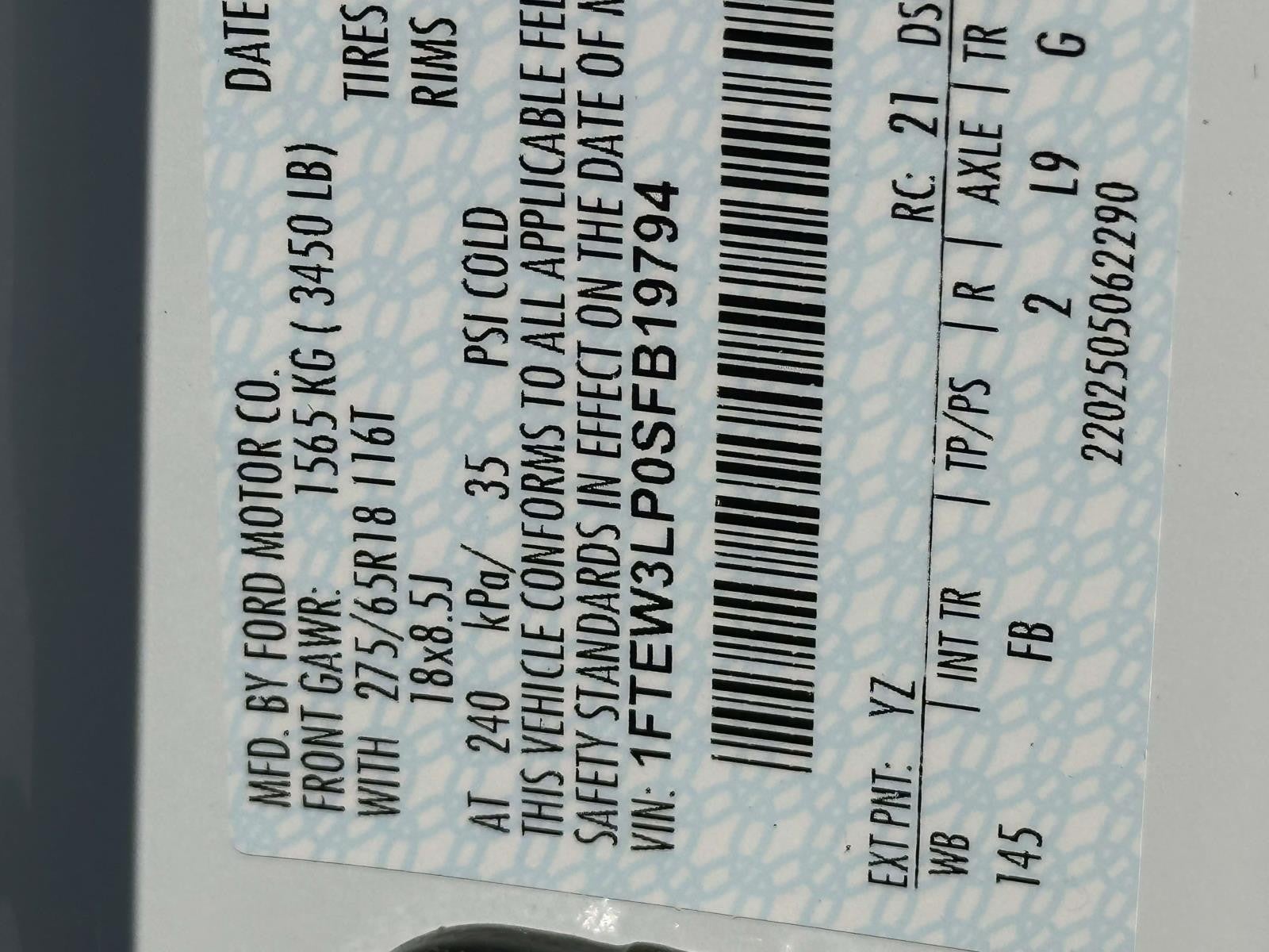 2025 Ford F-150 XLT 4WD SUPERCREW 5.5' BO